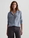Ag Cybil Shirt In Monaco Blue