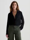 Ag Cybil Shirt In Super Black