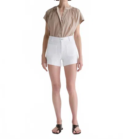 Ag Daisy Shorts In White
