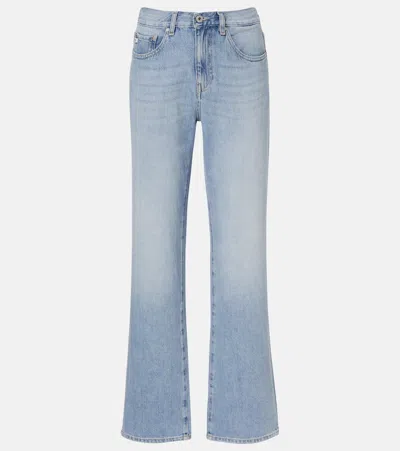 Ag Dallas Wide-leg Jeans In Blue