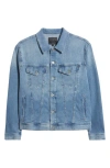 Ag Dart Denim Jacket In Brown