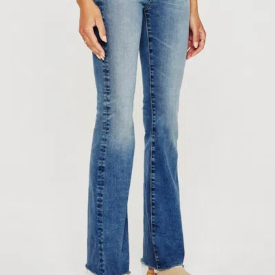 Ag Denim Farrah Boot Jeans In Medium Indigo Wash In Blue