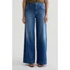 Ag Deven High Waist Ultra Wide Leg Jeans In Blue