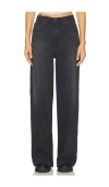 Ag Deven Wide Leg Jeans In Black