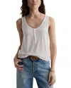 Ag Double Layer Tank Top In White