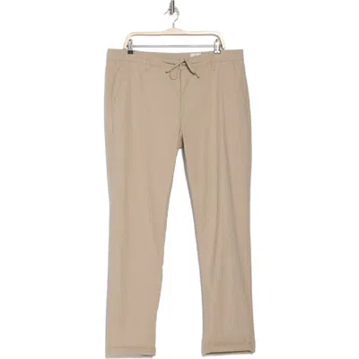 Ag Drawstring Slim Chino Pants In Dry Dust