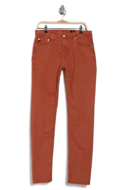Ag Dylan Skinny Fit Pants In Brown
