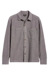Ag Elias Cotton Overshirt In Phantom