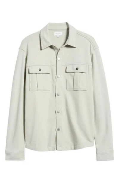 Ag Elias Military Cotton Overshirt In Pacific Chrome