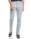 Ag Everett 32 Straight Fit Twill Pants In White Sand