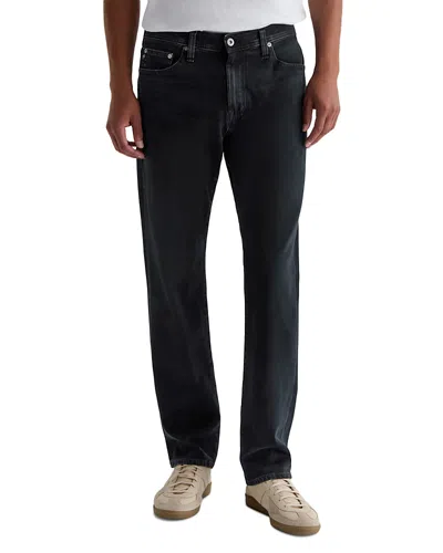Ag Everett 360 32 Slim Straight Fit Jeans In Vinte Ink In Black