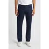 Ag Kullen Flat Front Stretch Sateen Chinos In Blue