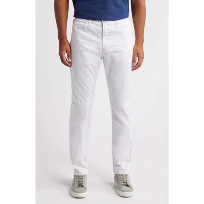 Ag Everett Commuter Performance Slim Straight Pants In White