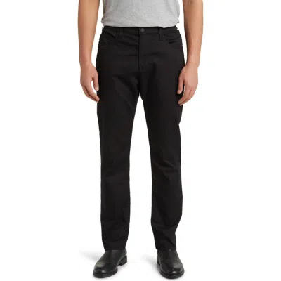 Ag Everett Commuter Performance Slim Straight Pants In Black