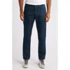 Ag Everett Commuter Performance Slim Straight Sateen Pants In Blue