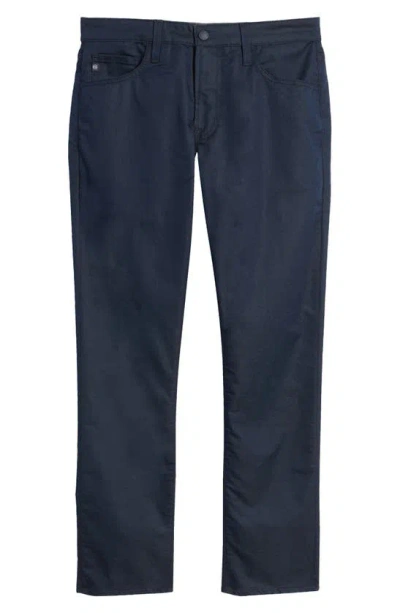 Ag Everett Straight Fit Twill Pants In Bay Bridge