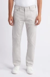 Ag Everett Commuter Performance Slim Straight Sateen Pants In White