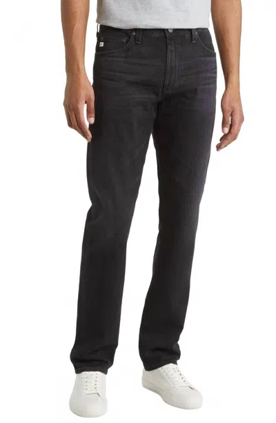 Ag Everett Denim Slim Straight Jean In 1 Year Black Hills