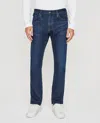 Ag Everett Denim Slim Straight Jean In Night Crescent In Blue