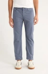 Ag Everett Microcheck Slim Fit Pants In Blue