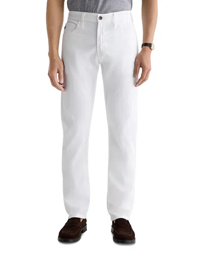 Ag Everett Slim Straight Fit 32 Jeans In Pristine In White