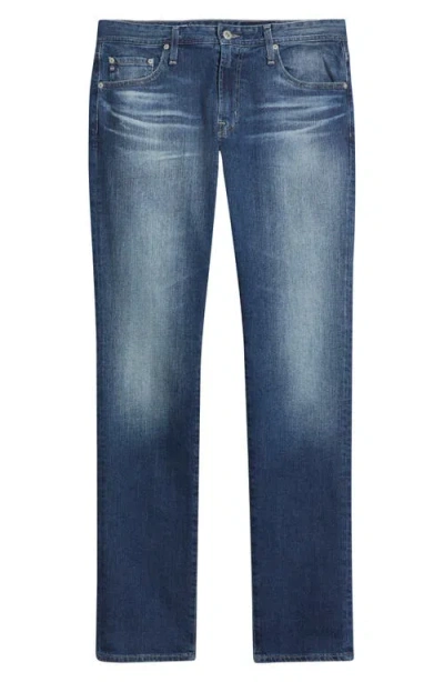 Ag Everett Slim Straight Fit Jeans In Black