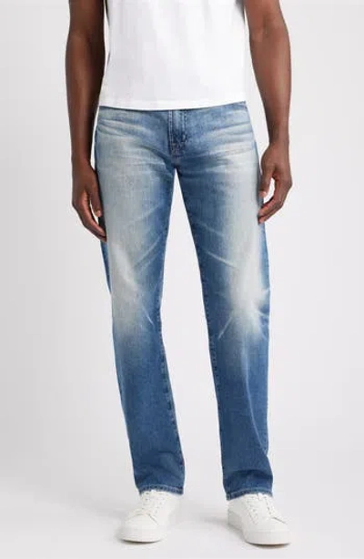 Ag Everett Slim Straight Fit Jeans In Blue