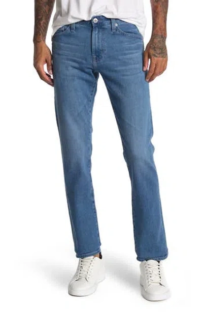 Ag Everett Slim Straight Jeans In Blue