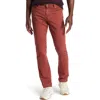 Ag Everett Slim Straight Jeans In Brown