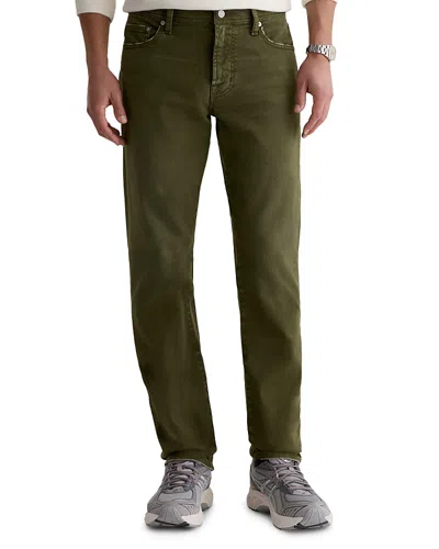 Ag Everett Slim Straight Jeans In 7 Years Sulfur Coastal Moss In Green
