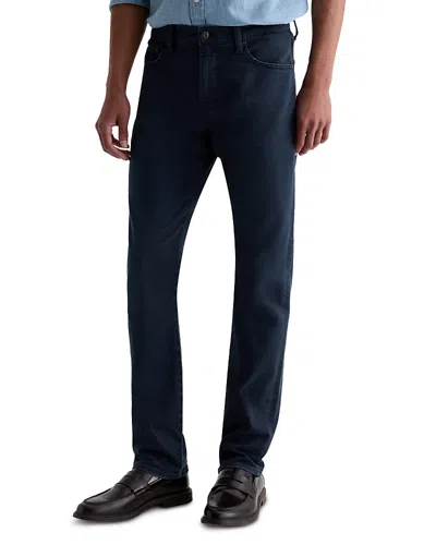 Ag Everett Slim Straight Jeans In 7 Years Sulfur Modern Navy In Blue