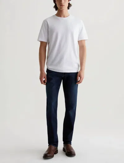 Ag Everett Slim Straight Jeans In Vapor Wash Eiffel In Blue