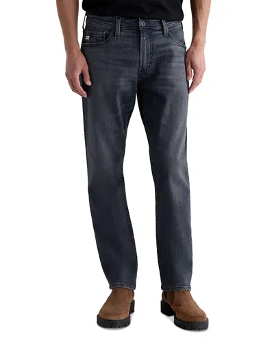 Ag Everett Slim Straight Jeans In Vp Monteel Gray In Black