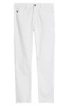 Ag Everett Slim Straight Fit Jeans In Pristine White