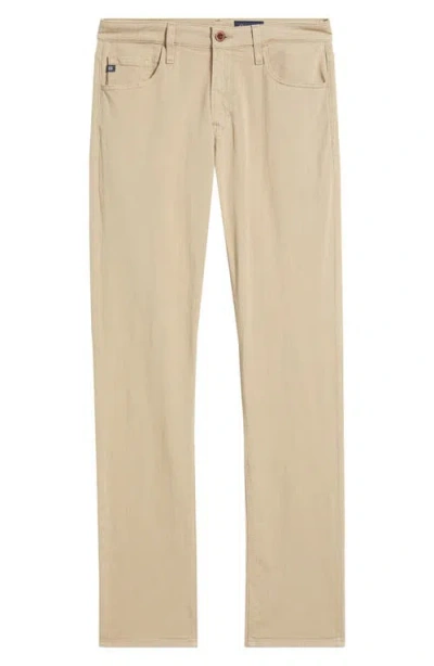 Ag Everett Slim Straight Leg Jeans In Brown