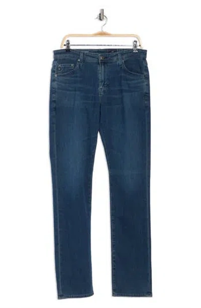 Ag Everett Slim Straight Leg Jeans In Blue