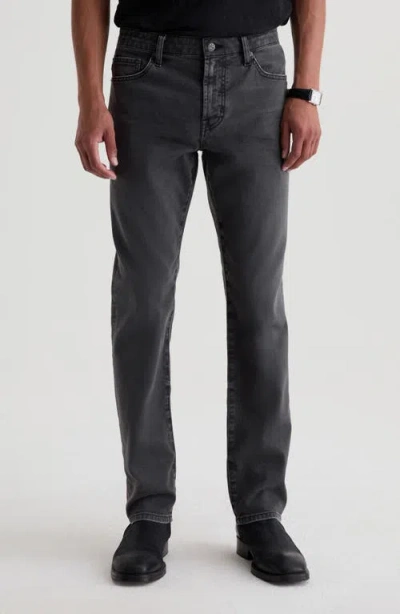 Ag Everett Slim Straight Leg Jeans In Black