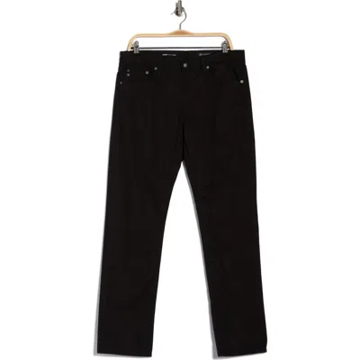 Ag Everett Slim Straight Leg Jeans In Black
