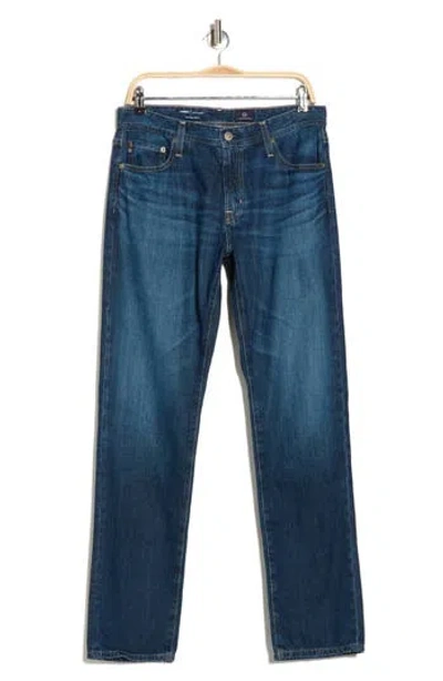 Ag Everett Slim Straight Leg Jeans In Blue