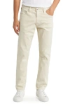 Ag Everett Sueded Stretch Sateen Slim Straight Leg Pants In Green