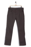 Ag Everett Slim Straight Leg Pants In Brown