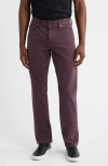 Ag Everett Slim Straight Leg Pants In Purple