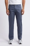 Ag Everett Sud Print Slim Straight Leg Pants In Dark Harbor