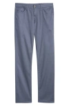 AG EVERETT SLIM STRAIGHT LEG STRETCH COTTON & LINEN PANTS