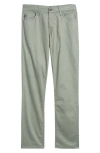 AG AG EVERETT SLIM STRAIGHT LEG STRETCH COTTON & LINEN PANTS