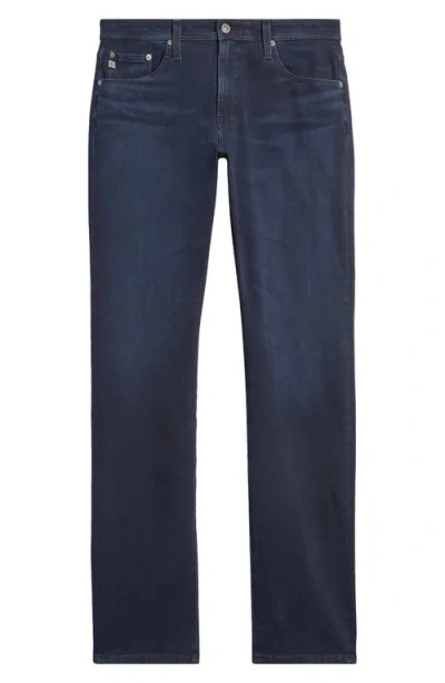 Ag Everett Slim Straight Leg Stretch Jeans In Blue