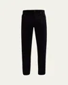 Ag Everett Slim-straight Twill Pants In Black