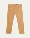 Ag Everett Slim-straight Twill Pants In Metallic