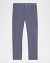 Ag Everett Slim-straight Twill Pants In Blue