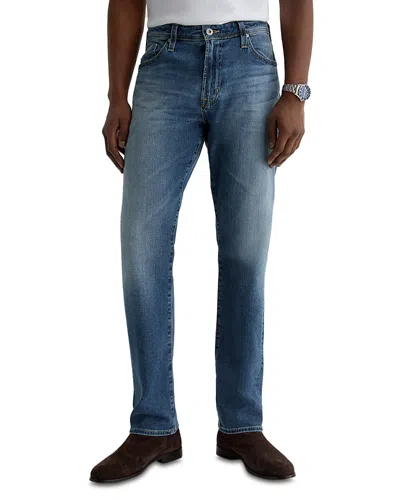 Ag Everett Straight Fit Jeans In Plateau In Blue